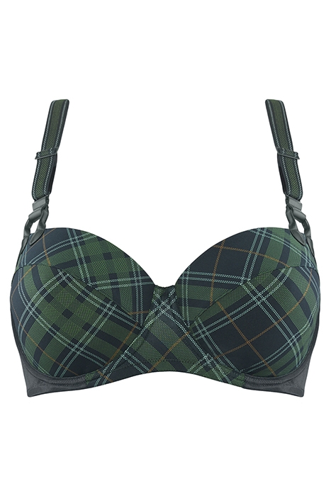 GLORIA SCARAB GREEN PLAID 3