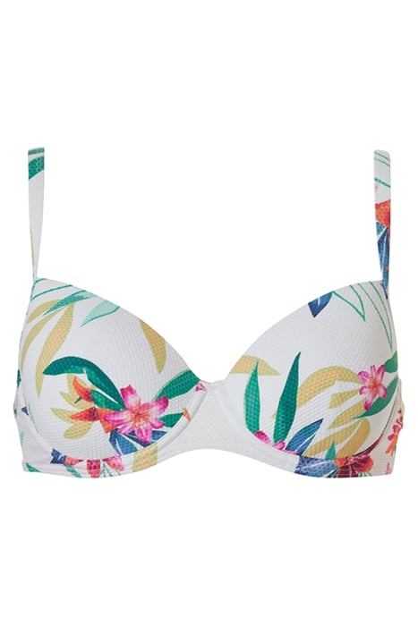 SW BRA TSHIRT BRI WHITE PARADISE BRIGHT FLOWER 1