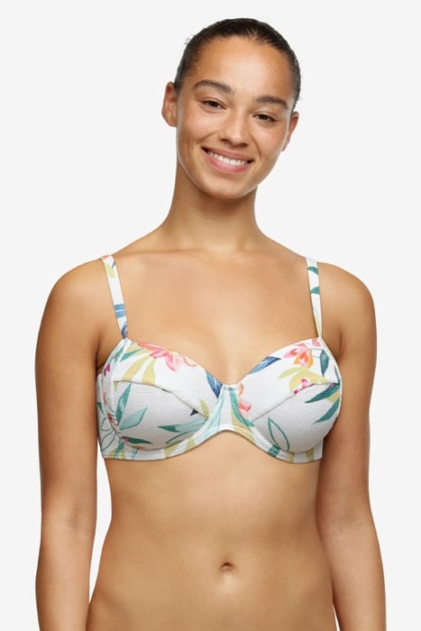 SW BRA UNDERW. COVERING BRENDA WHITE PA BRIGHT FLOWER 2