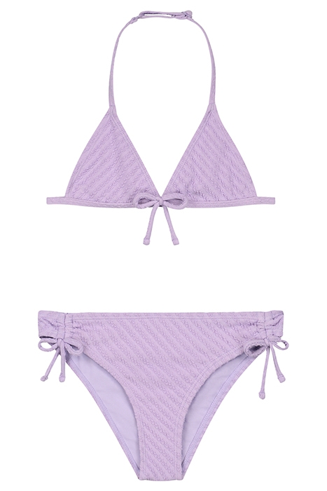GIRLS LIZZY BIKINI SET IBIZA WAVES STRUCTURE LAVENDER PURPLE 1