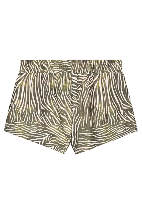 GIRLS SIL SWIMSHORT ZANZIBAR ZEBRA PALMTREE GREEN 2
