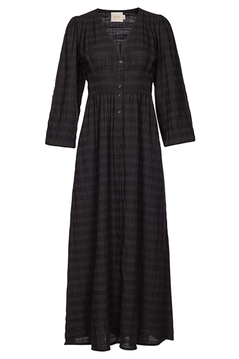 LADIES BEIRUT DRESS TASMANIA STRIPE BLACK 3