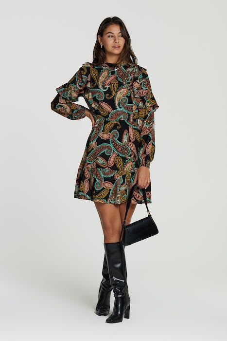 LADIES MONTEVIDEO DRESS BATIK PAISLEY 3