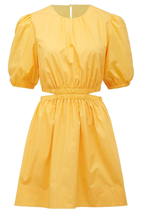 RYAN CUT OUT MINI DRESS AMBER YELLOW 6