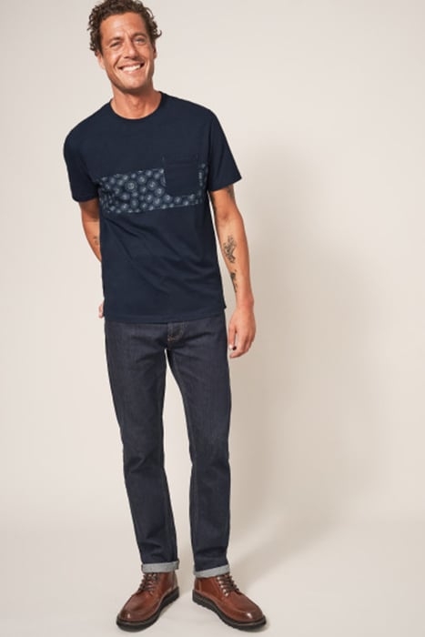 HINES CIRCLE GRAPHIC T-SHIRT DARK NAVY 4