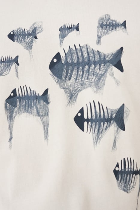 GHOST NET GRAPHIC T-SHIRT NAT WHITE 4