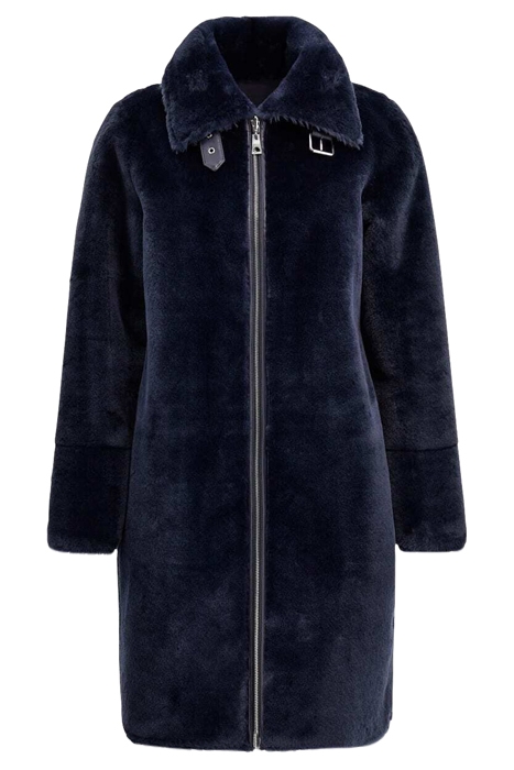 MARCIANO BY GUESS FLORA REVERSIBLE COA SECRET BLUE 6