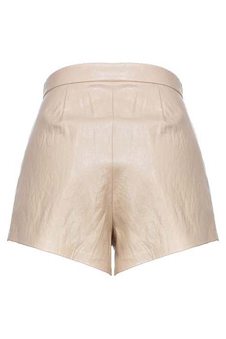 PURO 1 SHORTS SIMILPELLE WASHE SAND BEIGE 6