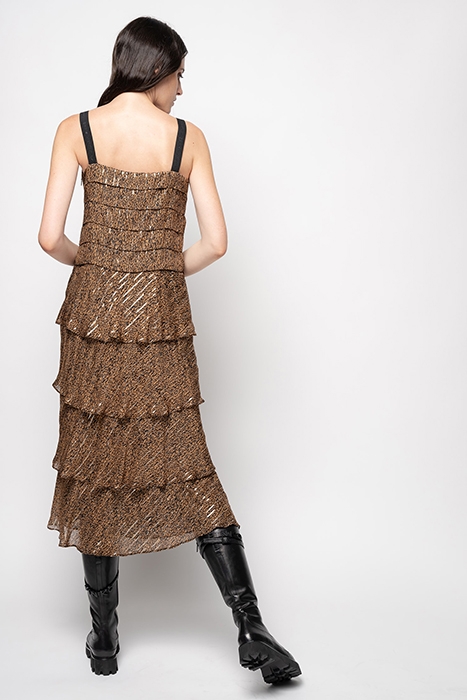 PREFERIRE ABITO GEO FIL COUPE BROWN/BLACK 2