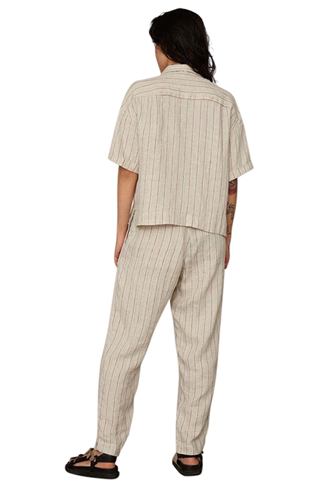 LOURDES LINEN STRIPE RED LINEN STRIPE RED 3