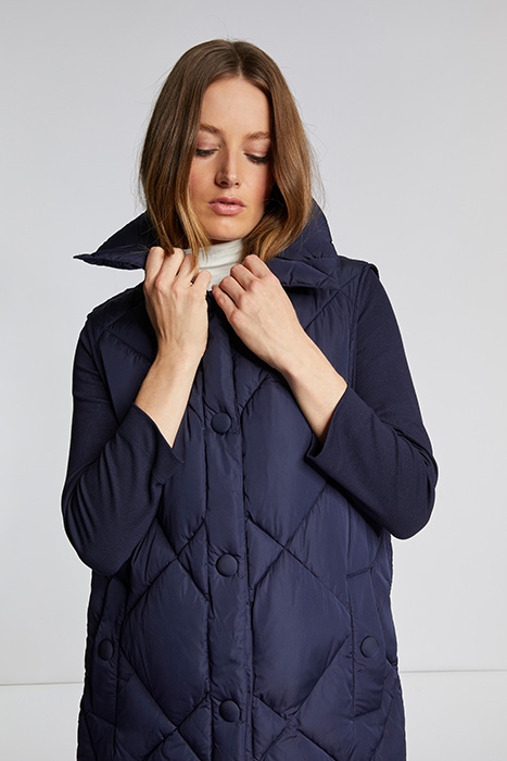 QUILTED NYLON VEST MIDNIGHT BLUE 4