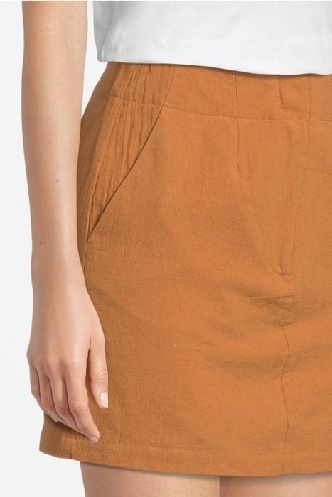 FABIENNE COTTON SKIRT SOFT BROWN 5