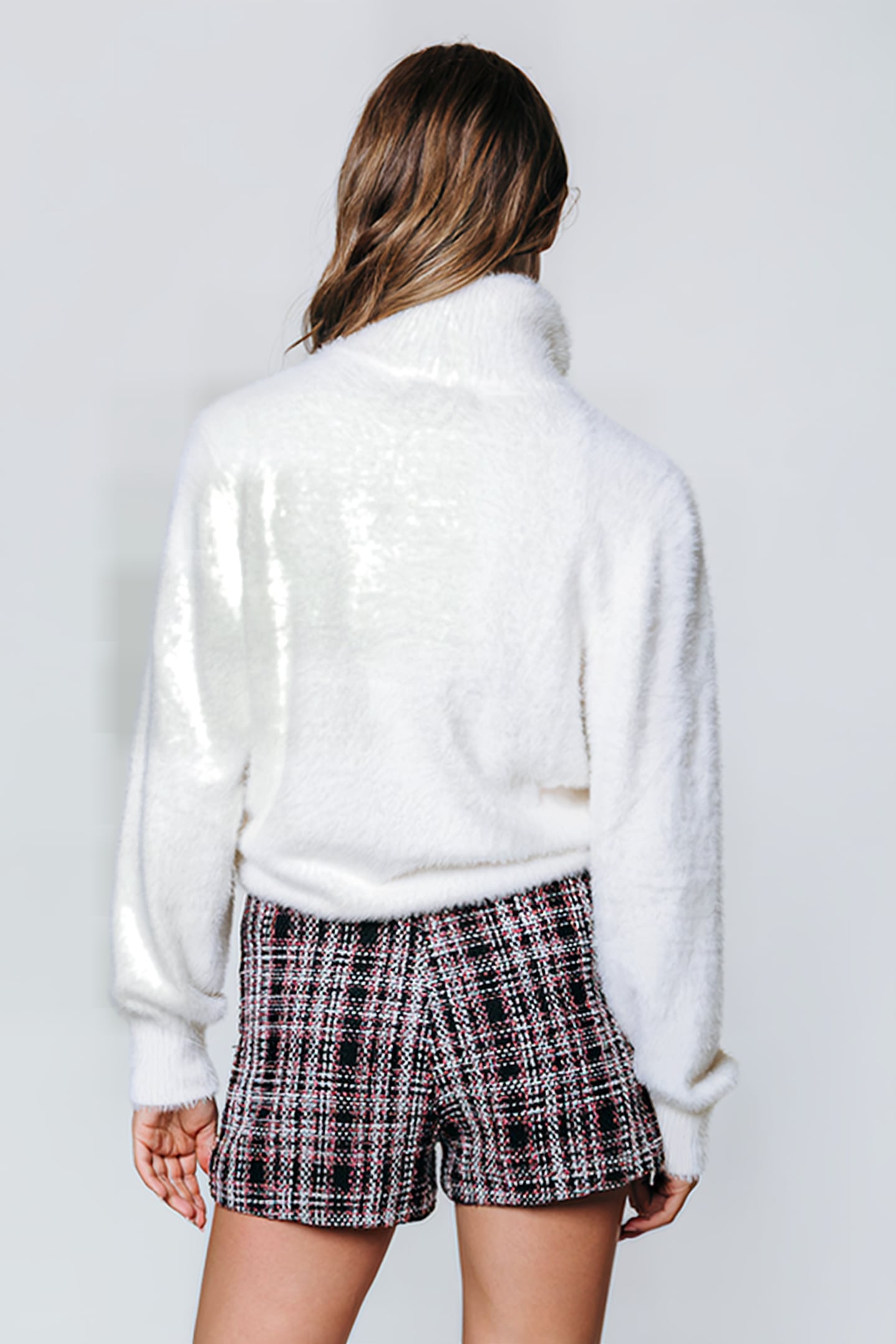 KENDALL BOUCLÉ SHORT SOFT PINK 2