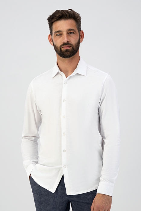 SHIRT FINE SLUB JERSEY WHITE 2