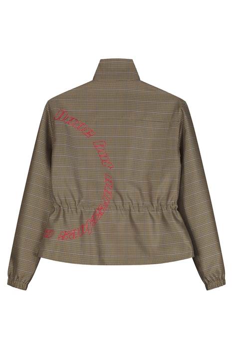 SAND CHECKED KANO JACKET 3