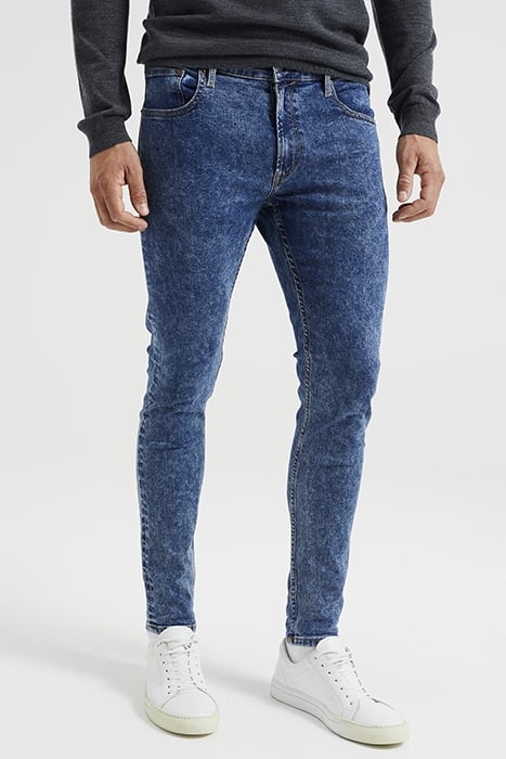 MEN'S SKINNY FIT JEANS WITH SUPERSTRETCH BLUE 2