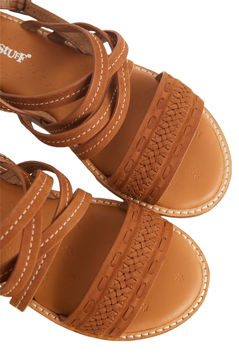 CRAFT MINI WEDGE SANDAL MID TAN 4