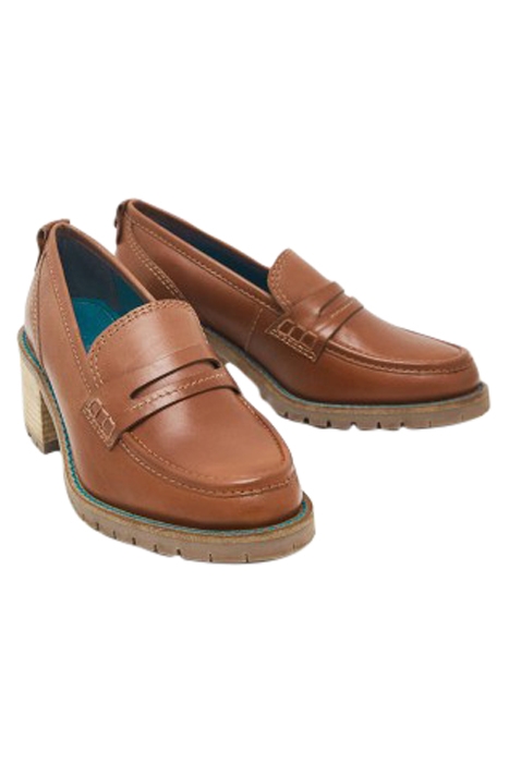 GIGI HEELED LOAFER MID TAN 2