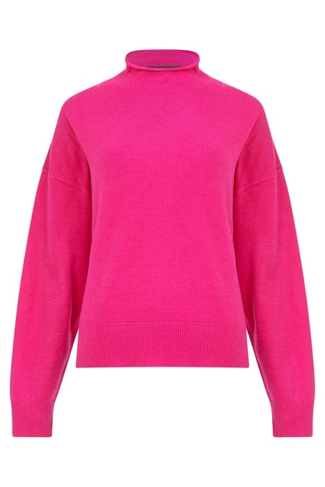 SUPERSOFT TURTLE NECK HOT PINK 1