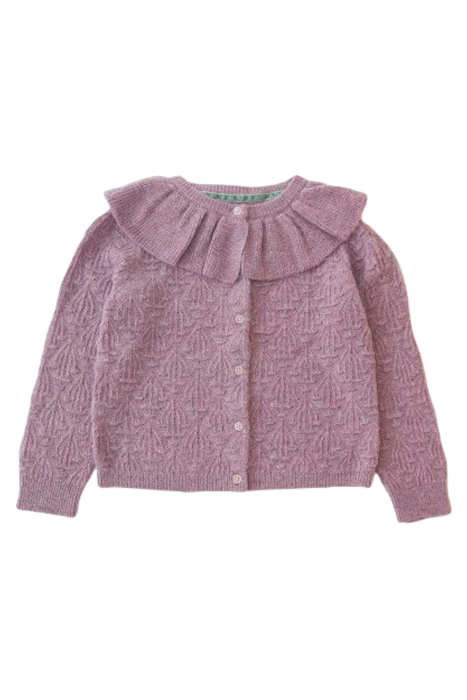 2IN1 MARGO RUFFLE CARDIGAN LIGHT PURPLE 1