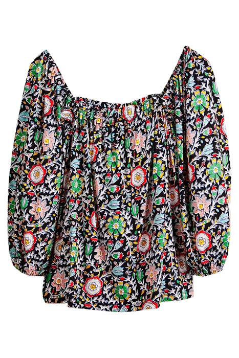 SQUARE NECK SWING JERSEY TOP CHK 5