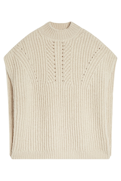PONCHO TURTLENECK KNITS NUDE 7