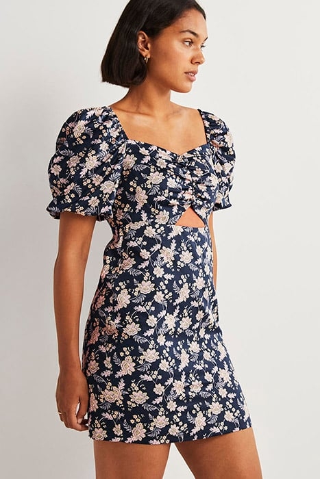 CUT OUT DETAIL MINI DRESS NAV 3