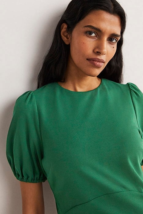 CUT OUT JERSEY MINI DRESS GRN 3