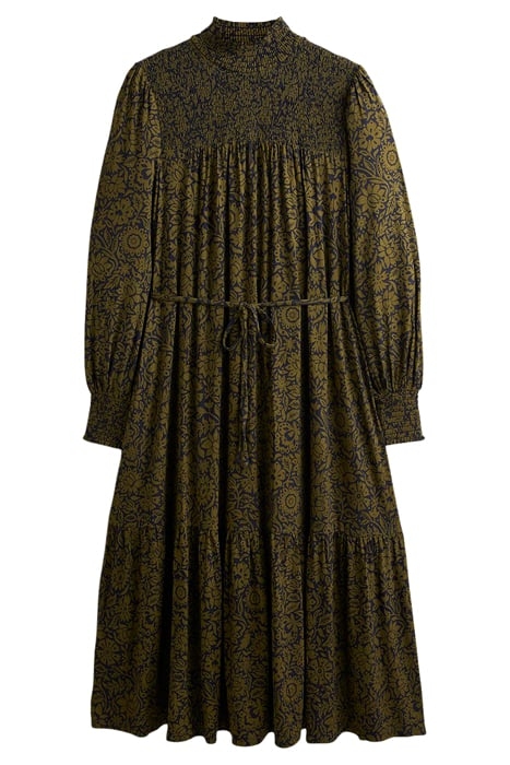 HIGH NECK JERSEY MAXI DRESS GRN 4