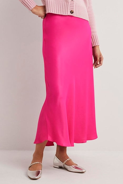 SATIN BIAS-CUT MIDI SKIRT BPK 1