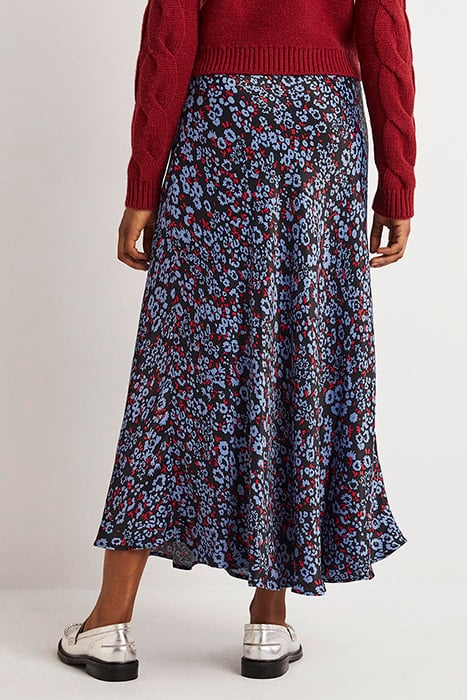 SATIN BIAS-CUT MIDI SKIRT MUL 2