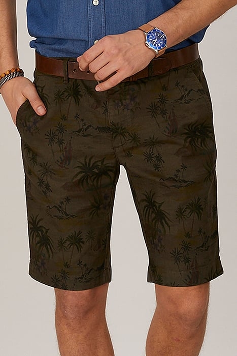 TROPIC SAIL PRINT FANCY SHORT GREEN 2