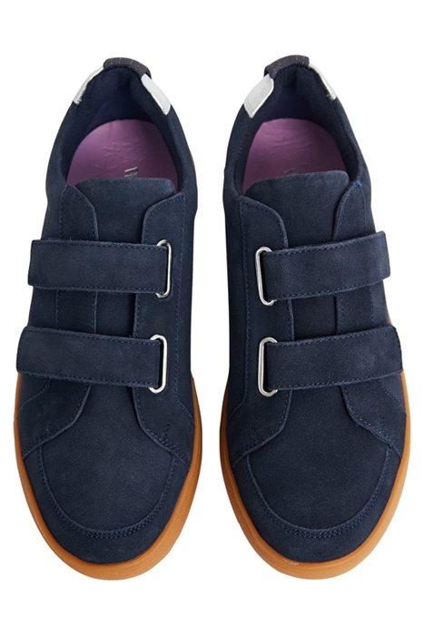 VELCRO SUEDE TRAINER DARK NAVY 2