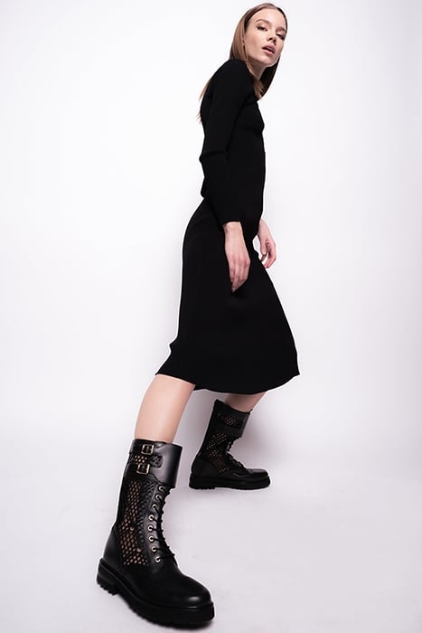 MANRESA ABITO COSTINA CREPE BLACK 3