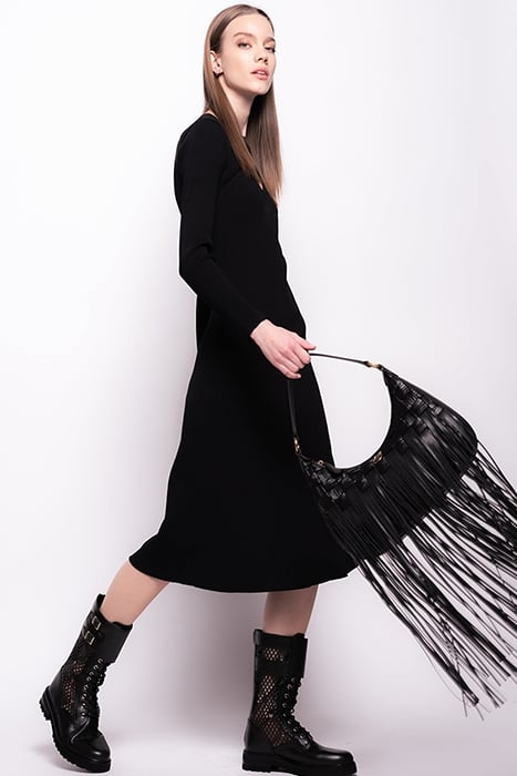 MANRESA ABITO COSTINA CREPE BLACK 4