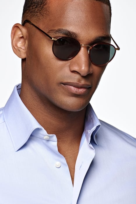 Light Blue Slim Fit Shirt 5