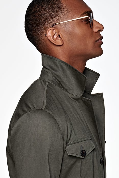 GREEN BELTED SAFARI JACKET 4