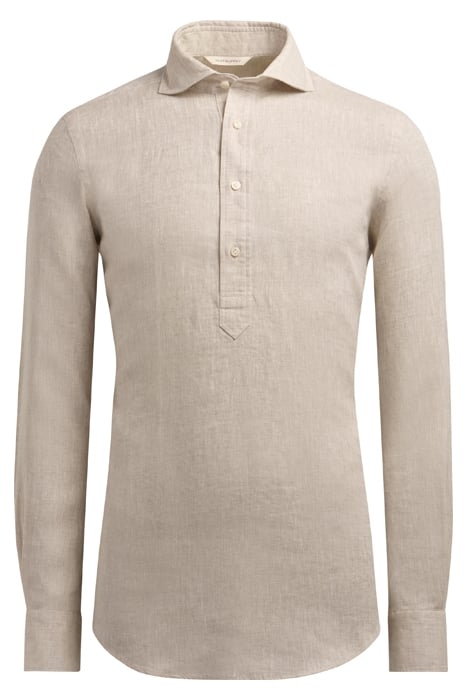 Light Brown Extra Slim Fit Popover 2
