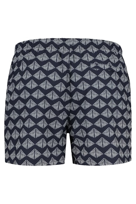 MEN SWIMSHORT PYRAMID 4-WAY STRETCH DARK NAVY BLUE 5