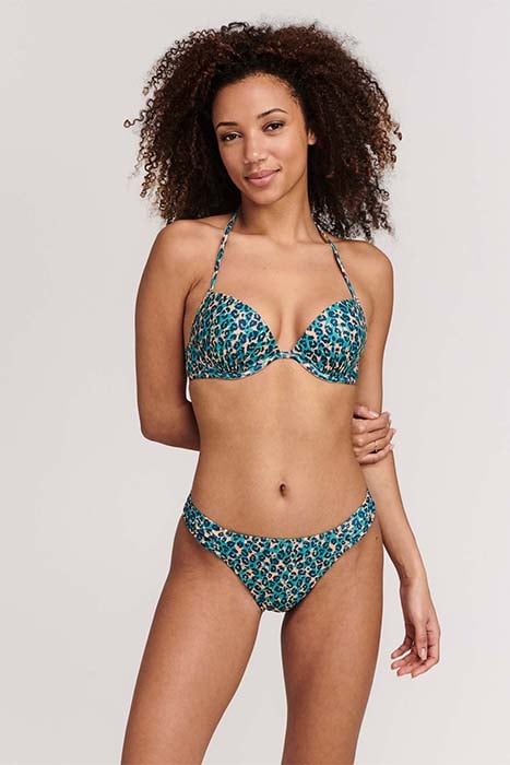 LADIES LUCA BIKINI SET TROPICAL TIGER TROPIC GREEN 1