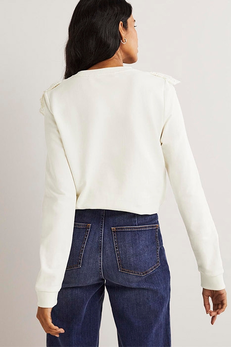 BRODERIE INSERT SWEATSHIRT IVO 2