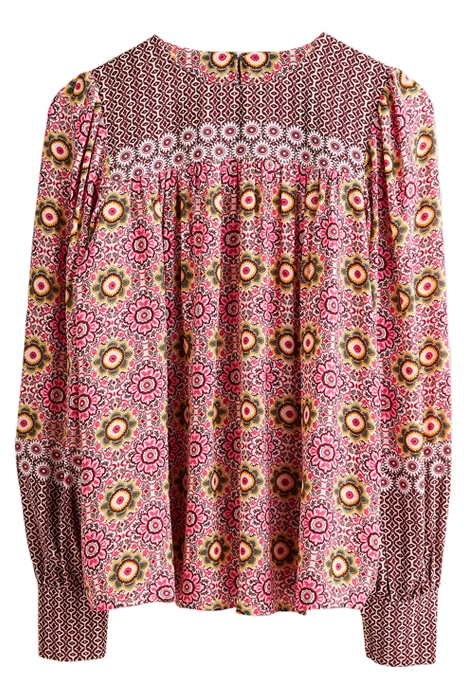 PRINTED YOKE DETAIL TOP PNK 6