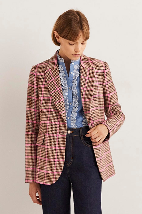 70S TAILORED BLAZER BRN 1