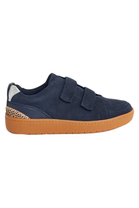 VELCRO SUEDE TRAINER DARK NAVY 1