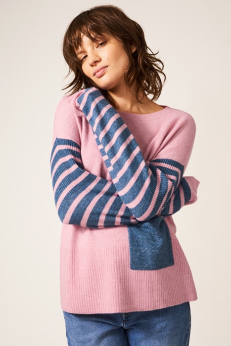 COSY JUMPER PINK MLT 2