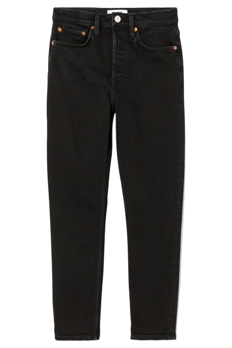 90S HIGH RISE ANKLE CROP NOIR 1