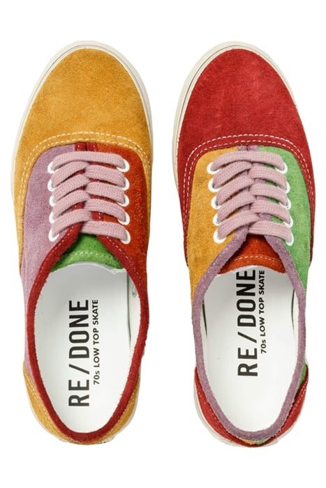 70S LOW TOP SKATE MULTI COLORFUL 3