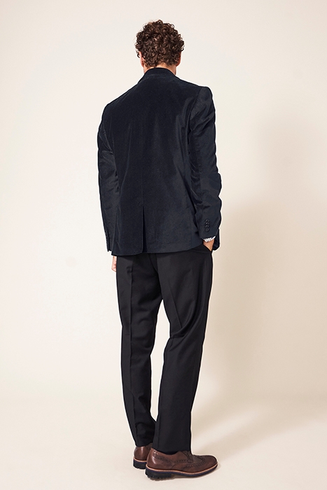 VELVET BLAZER PURE BLACK 2