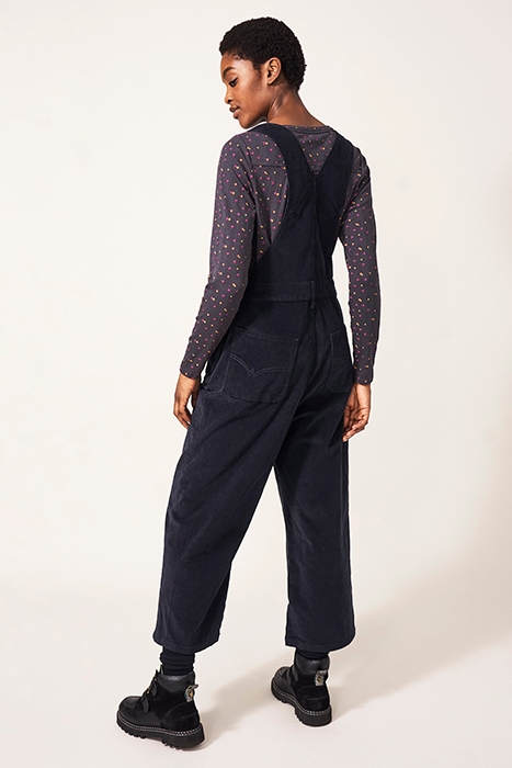 KELLY WIDE LEG CORD DUNGAREE DK GREY 2