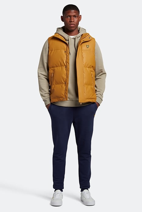 RUBBERISED WADDED GILET W704 ANNIVERSARY GOLD 3